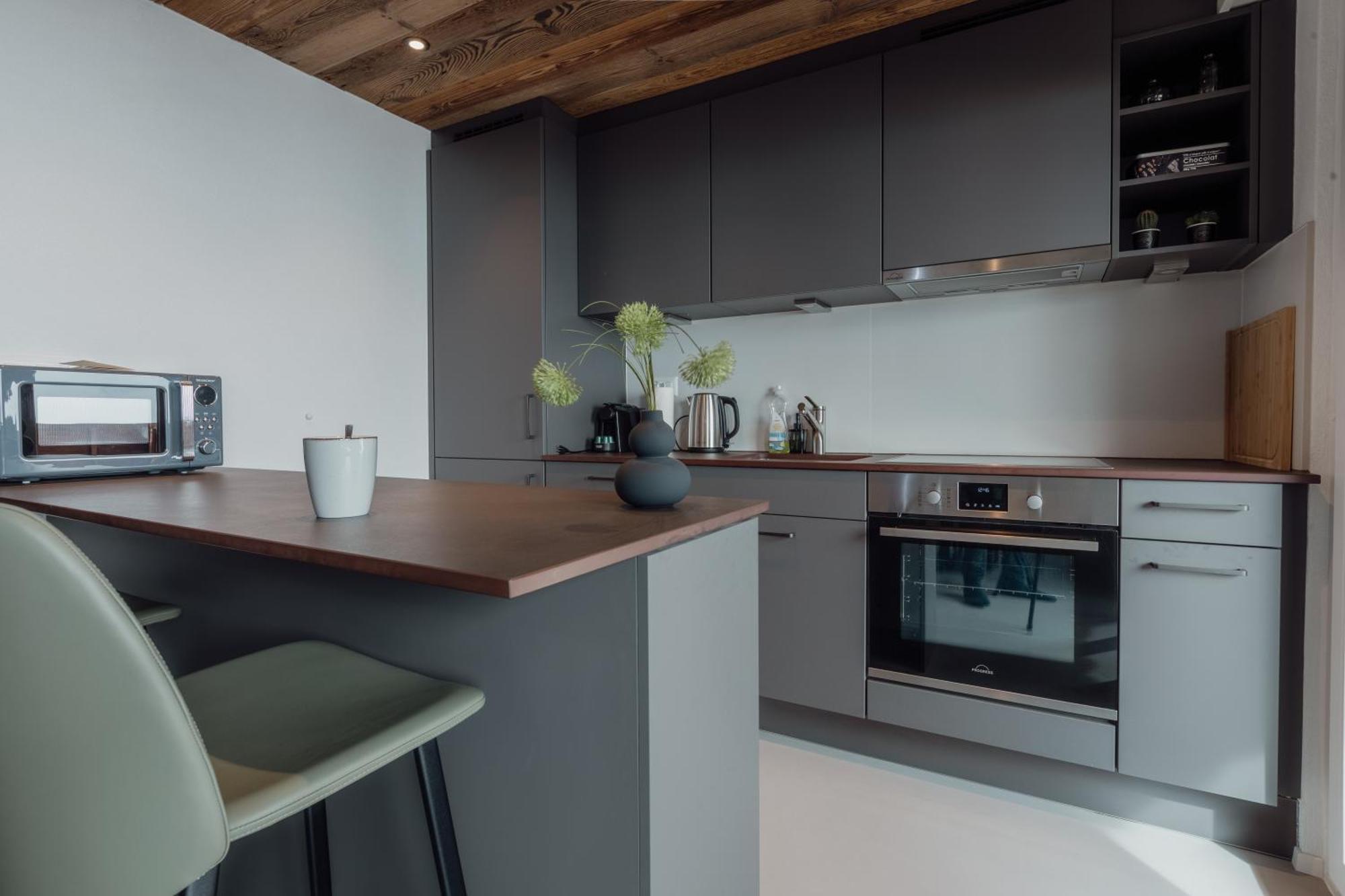 Magnifique Appartement Proche Du Centre Crans-Montana Dış mekan fotoğraf