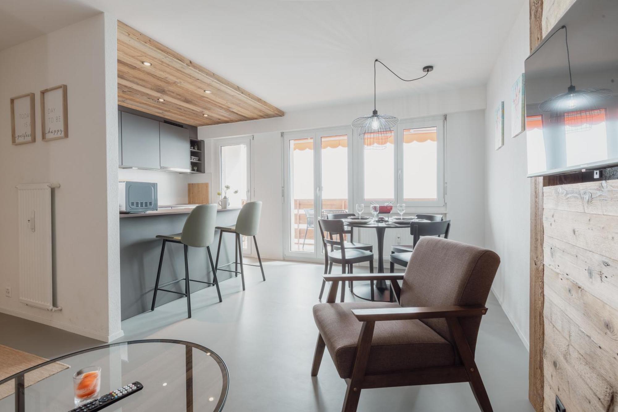 Magnifique Appartement Proche Du Centre Crans-Montana Dış mekan fotoğraf