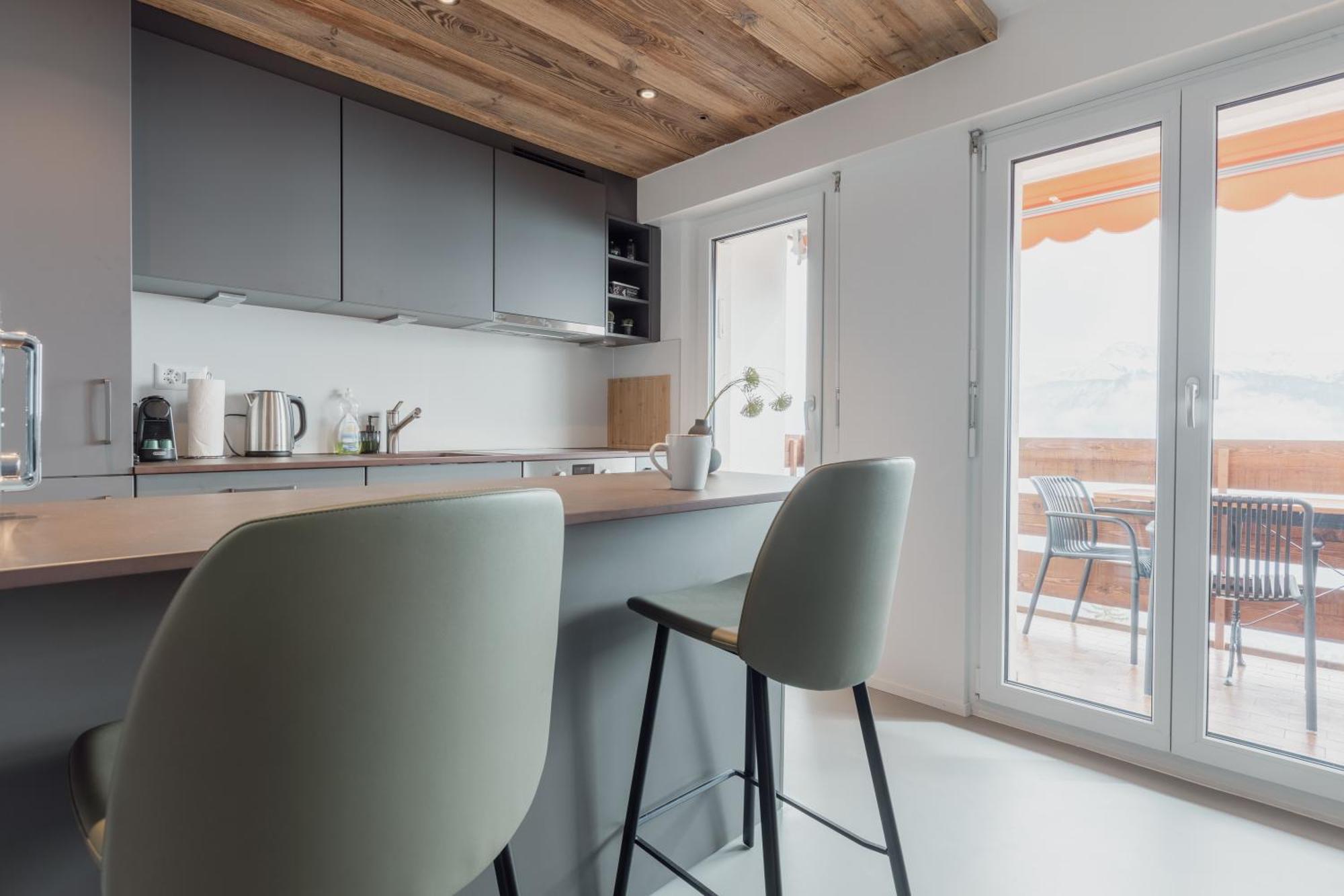 Magnifique Appartement Proche Du Centre Crans-Montana Dış mekan fotoğraf