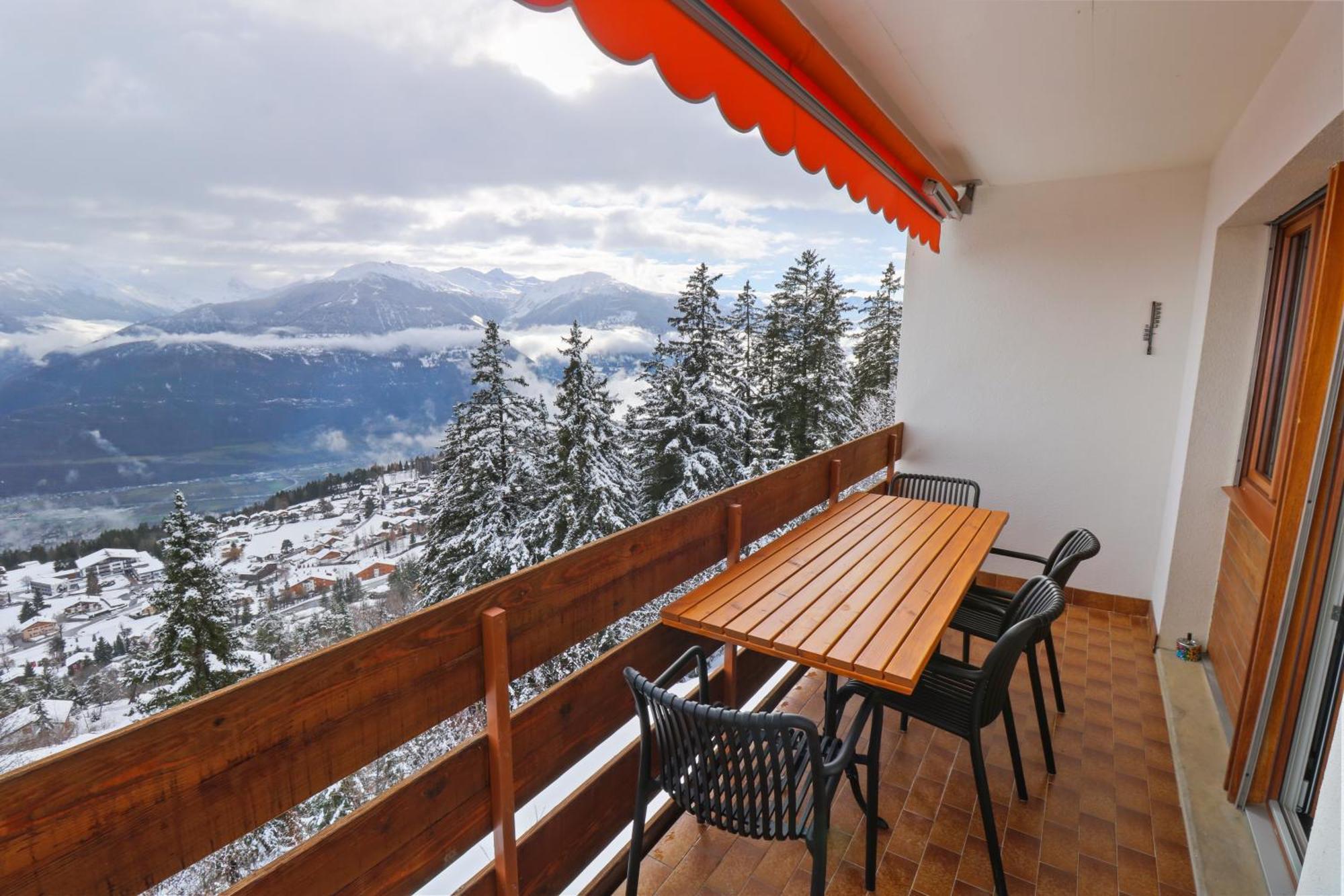 Magnifique Appartement Proche Du Centre Crans-Montana Dış mekan fotoğraf